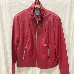Kenneth Cole Reaction faux leather jacket